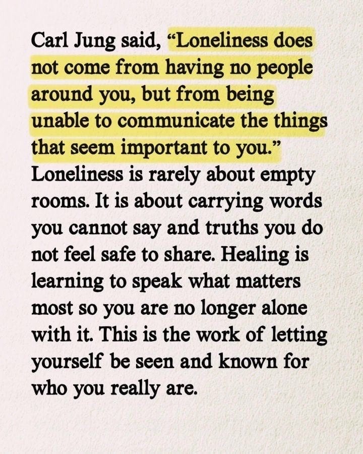 Loneliness Carl Jung