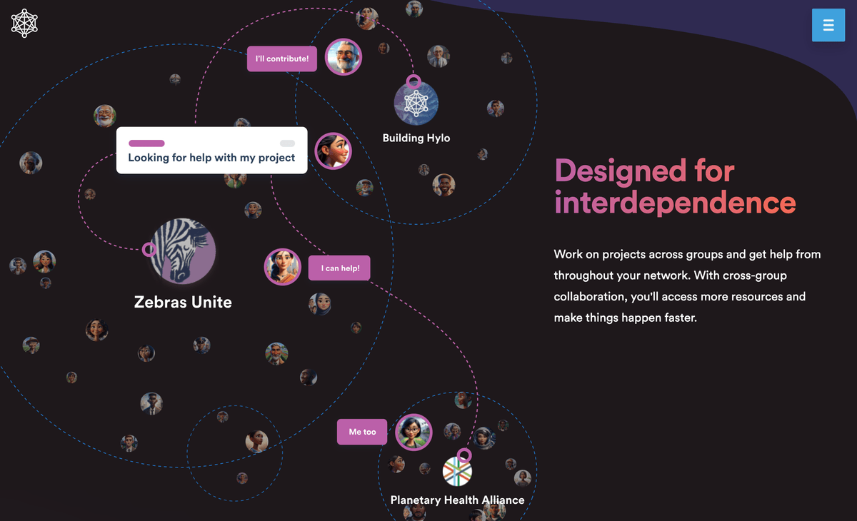 Examples suitable for visualizing Olin's network