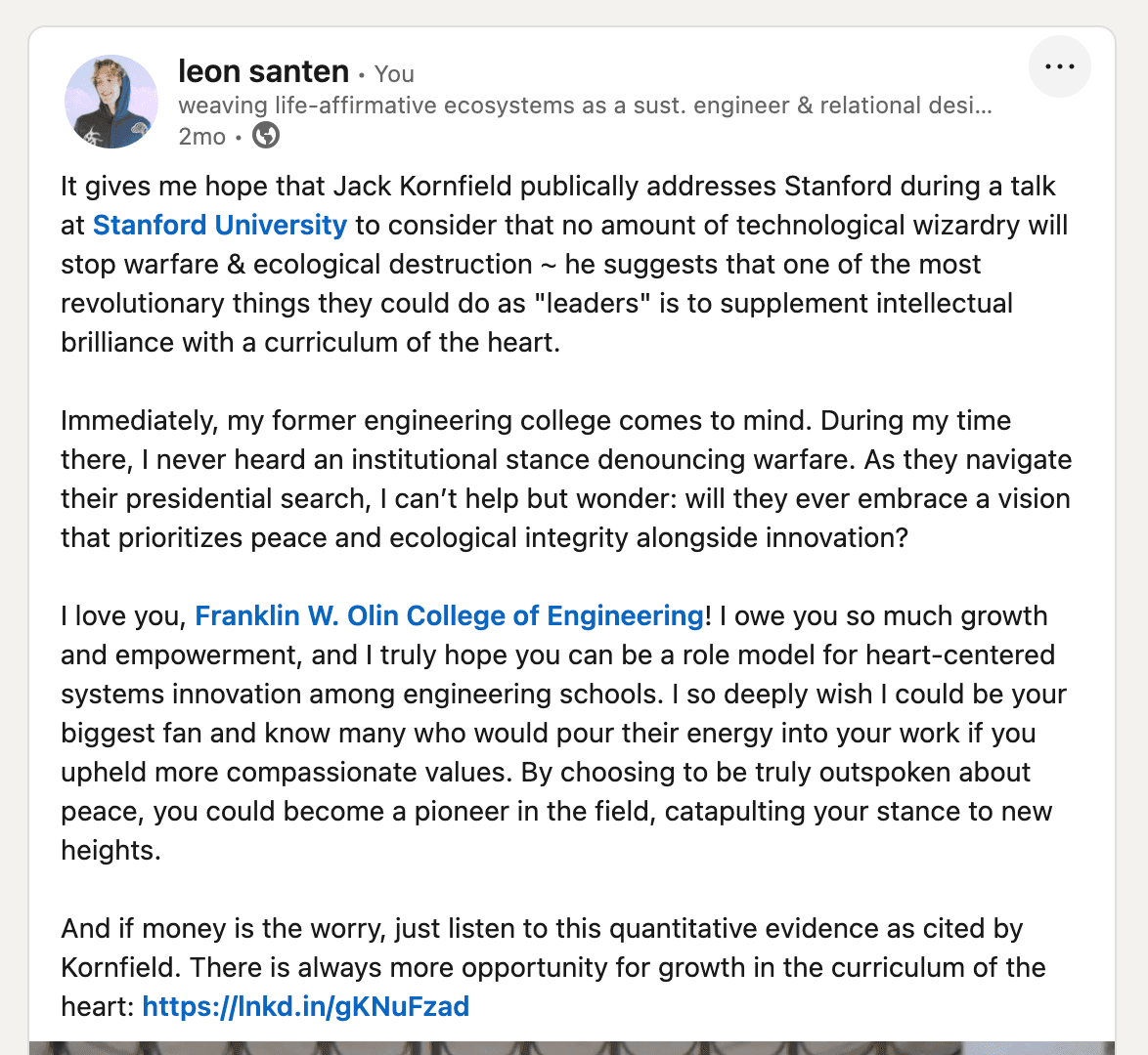 LINKEDIN 2025 02 Jack Kornfield